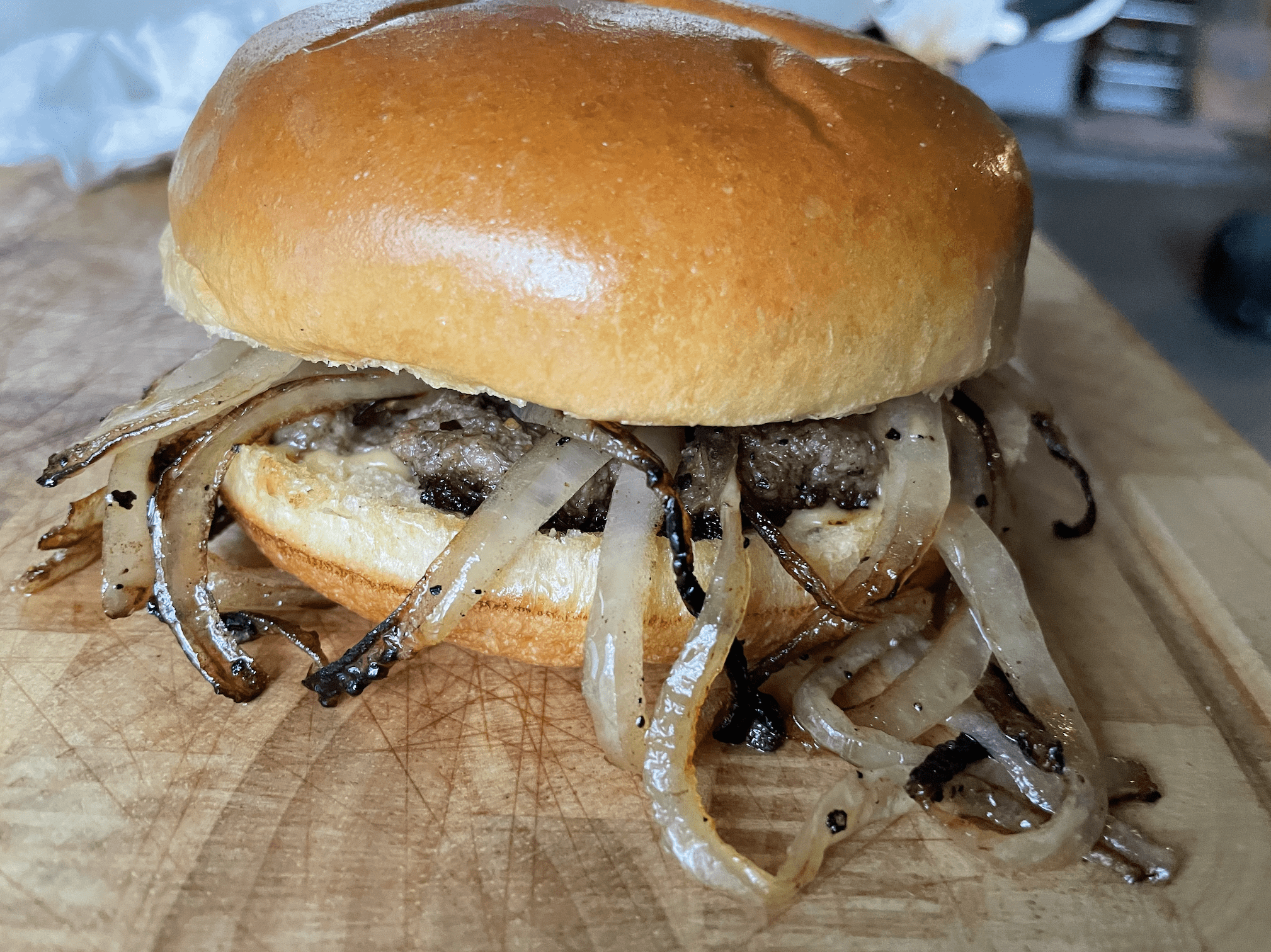 Smashburger with Onions - Cooking Sessions